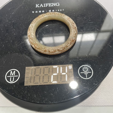 古玩玉器仿古做舊玉環真品鑒賞圖