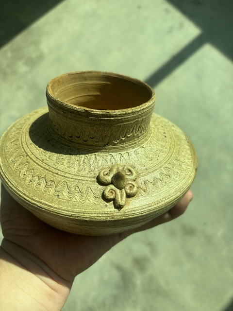 古玩陶瓷青瓷罐真品鑒賞圖