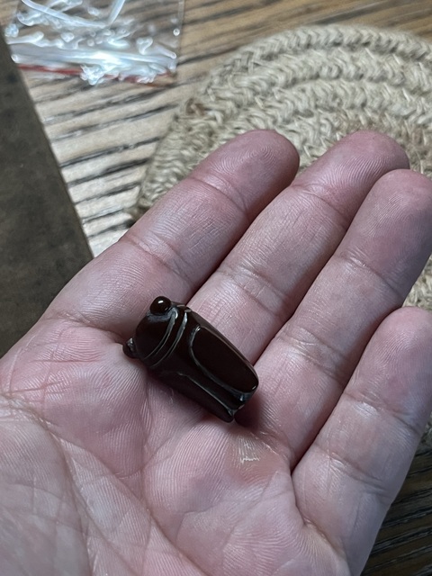 古玩玉器佩蟬型件真品鑒賞圖