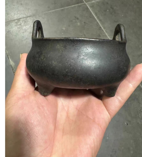 古玩銅器爐子真品鑒賞圖