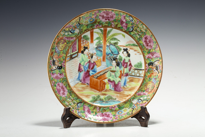 古玩陶瓷清晚·廣彩人物故事紋折腰盤
真品鑒賞圖