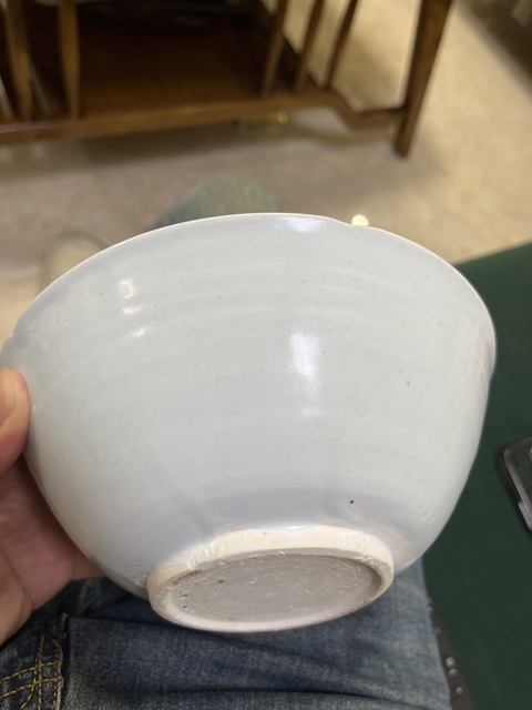 古玩陶瓷青白釉面包碗真品鑒賞圖