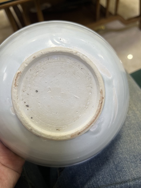 古玩陶瓷青白釉面包碗真品鑒賞圖