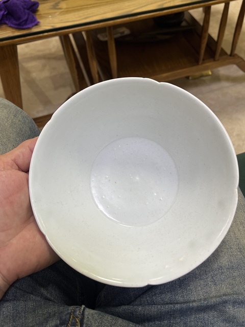 古玩陶瓷青白釉面包碗真品鑒賞圖