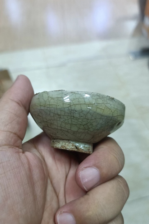 古玩陶瓷燈盞真品鑒賞圖