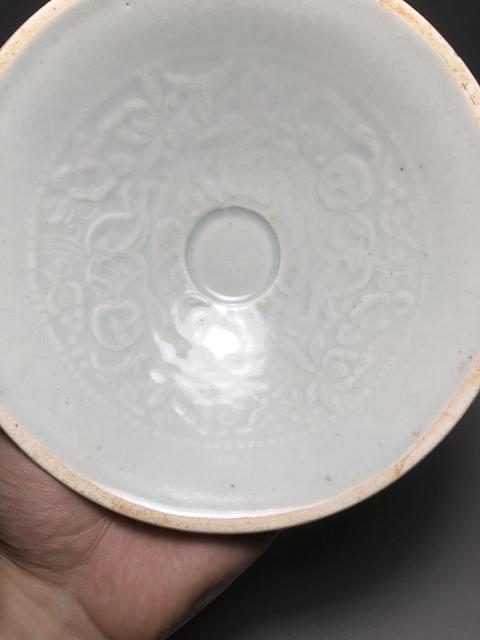 古玩陶瓷青白釉娃娃碗真品鑒賞圖