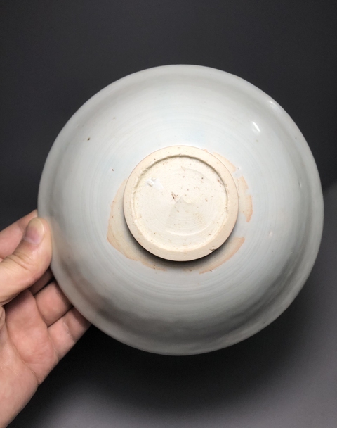 古玩陶瓷青白釉娃娃碗真品鑒賞圖