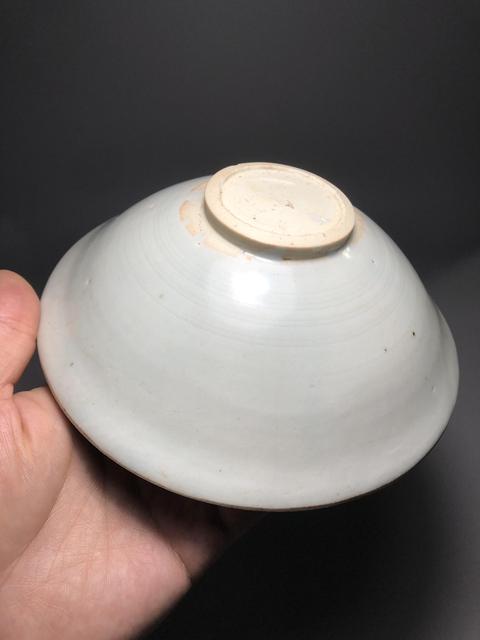 古玩陶瓷青白釉娃娃碗真品鑒賞圖