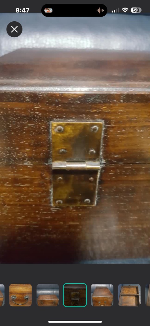 古玩雜項木盒真品鑒賞圖