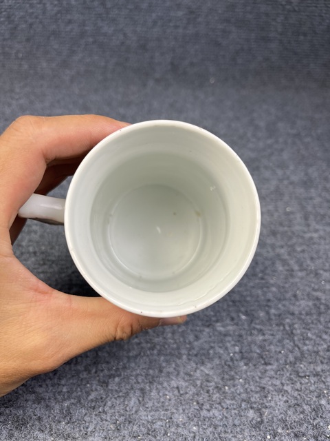 古玩陶瓷粉彩羲之愛鵝馬克杯拍賣，當前價格1388元