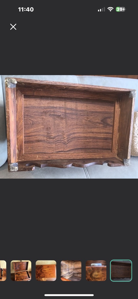 古玩雜項官皮箱真品鑒賞圖