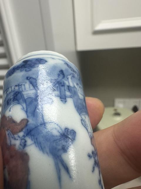 古玩陶瓷青花釉里紅鼻煙壺真品鑒賞圖