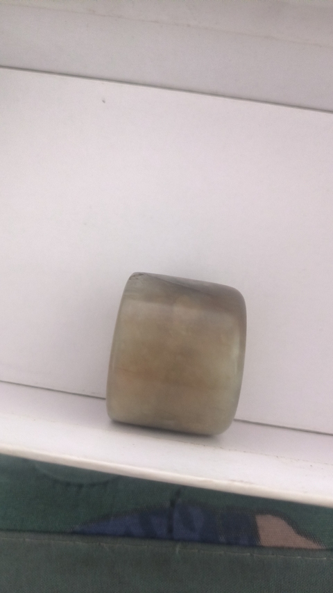 古玩玉器岫玉雕“素紋扳指”真品鑒賞圖