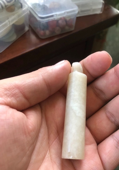 古玩玉器翎管真品鑒賞圖