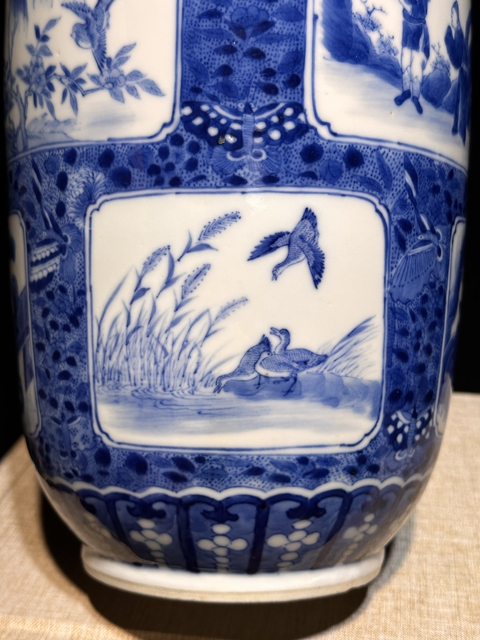 古玩陶瓷青花棒槌瓶真品鑒賞圖
