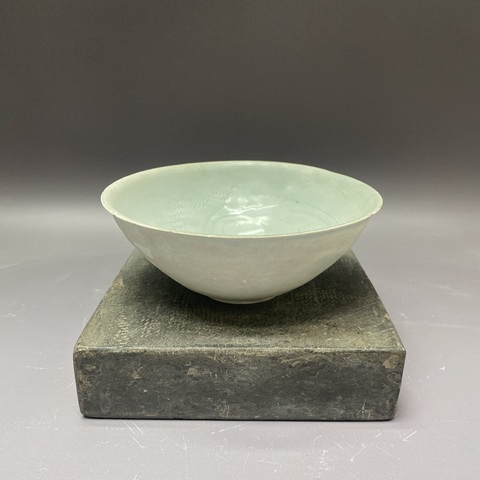 古玩陶瓷宋·刻花蓖點紋碗拍賣，當前價格960元