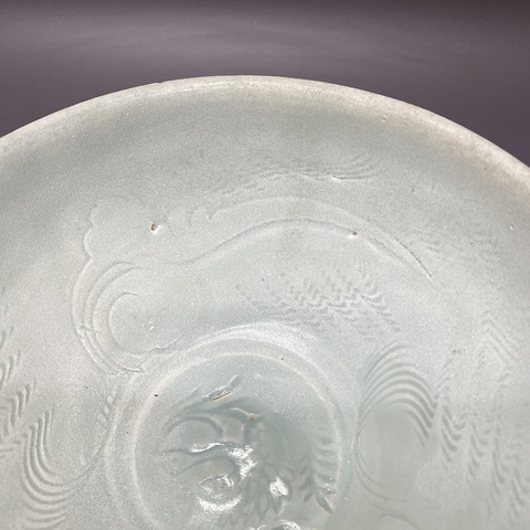 古玩陶瓷宋·刻花蓖點紋碗拍賣，當前價格960元