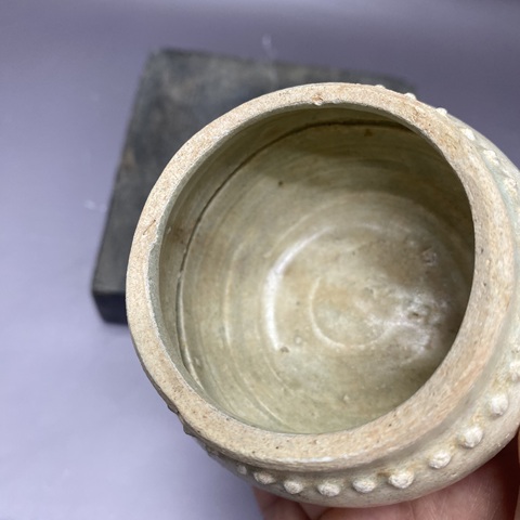 古玩陶瓷宋·鼓釘·影青水盂拍賣,當前價格189元