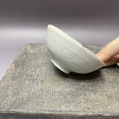 古玩陶瓷宋代影青芒口平底盞真品鑒賞圖