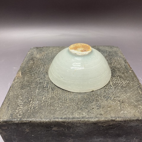 古玩陶瓷宋代影青芒口平底盞真品鑒賞圖