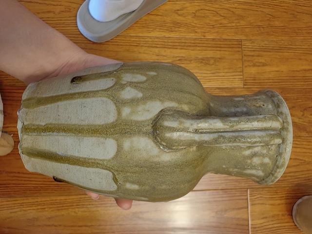 古玩陶瓷唐代壽州窯執壺真品鑒賞圖