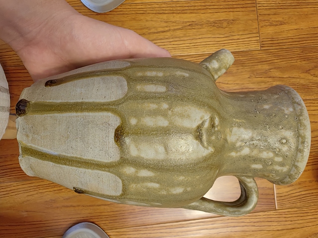 古玩陶瓷唐代壽州窯執壺真品鑒賞圖