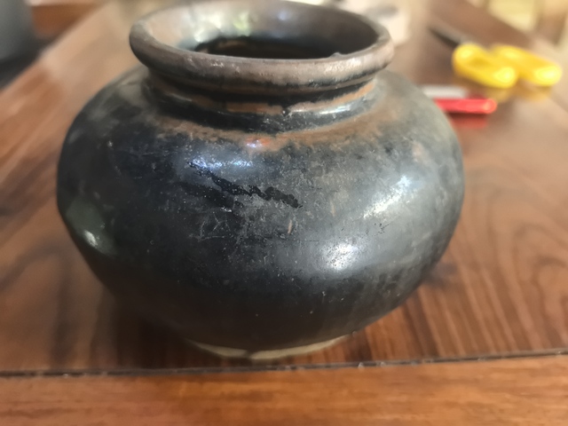 古玩陶瓷清晚·黑釉小罐 真品鑒賞圖