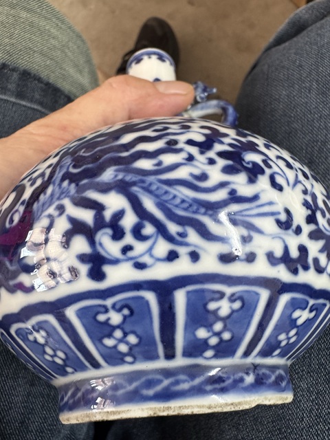 古玩陶瓷青花瓶真品鑒賞圖