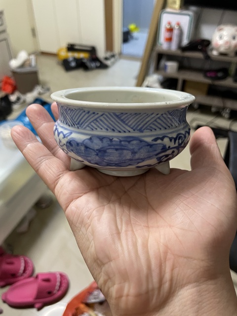 古玩陶瓷青花爐真品鑒賞圖