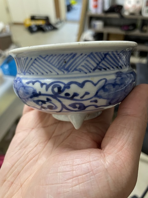 古玩陶瓷青花爐真品鑒賞圖