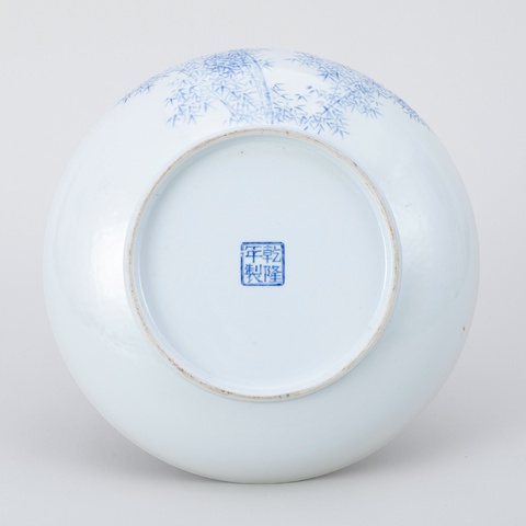 古玩陶瓷粉彩盤真品鑒賞圖