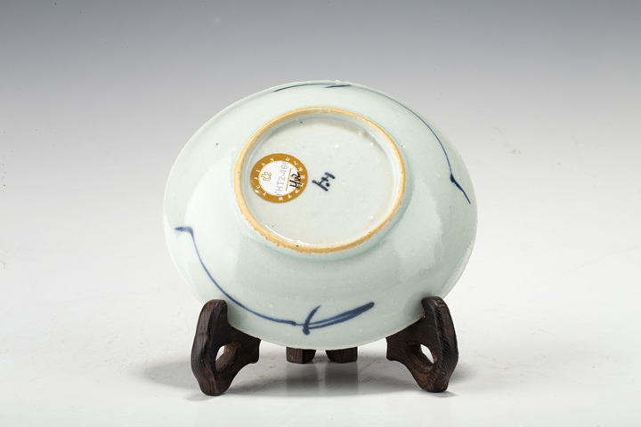 古玩陶瓷清中·青花魚紋碟拍賣，當前價格1062元