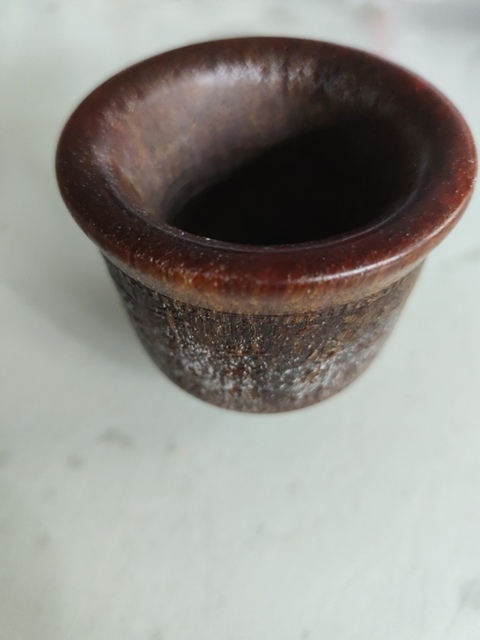 古玩陶瓷出口創(chuàng)匯期角杯真品鑒賞圖