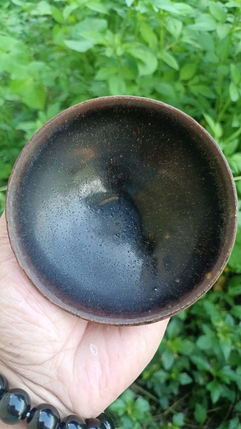 古玩陶瓷建窯系黑釉茶盞真品鑒賞圖