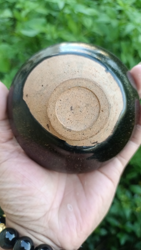 古玩陶瓷建窯系黑釉茶盞真品鑒賞圖
