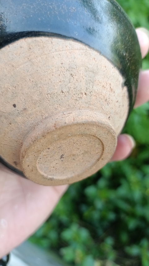 古玩陶瓷建窯系黑釉茶盞真品鑒賞圖