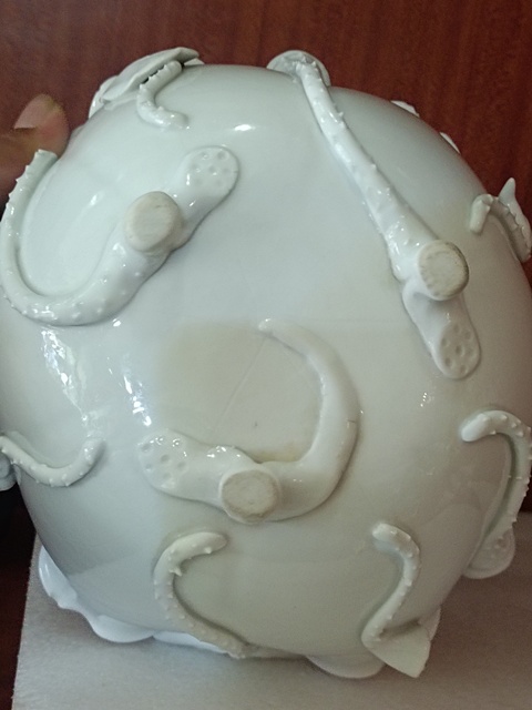 古玩陶瓷德化窯水仙盆真品鑒賞圖