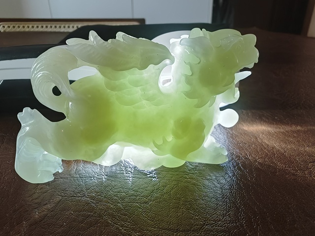 古玩玉器玉麒麟一對真品鑒賞圖