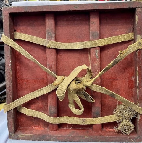 古玩雜項(xiàng)云龍紋木箱真品鑒賞圖