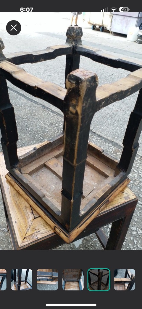 古玩雜項方櫈真品鑒賞圖