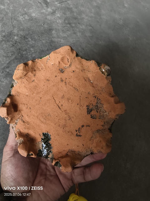 古玩陶瓷廣元窯綠釉八方刻花爐拍賣，當前價格1880元