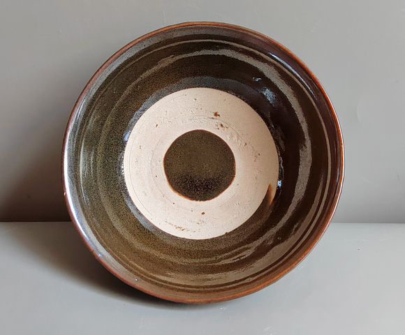 古玩陶瓷窯變黑釉茶碗真品鑒賞圖