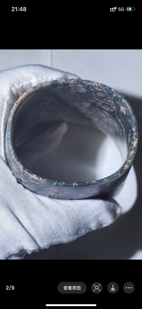 古玩玉器仿文化期箍型器真品鑒賞圖