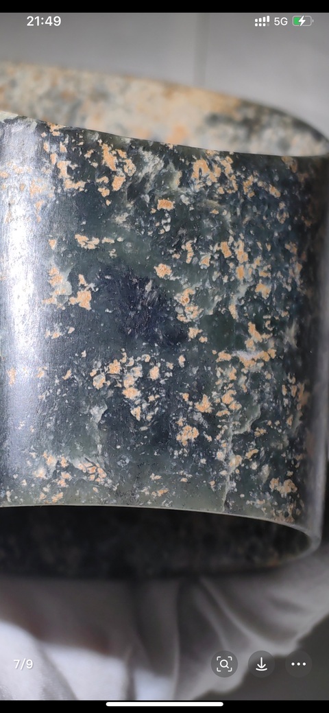 古玩玉器仿文化期箍型器真品鑒賞圖
