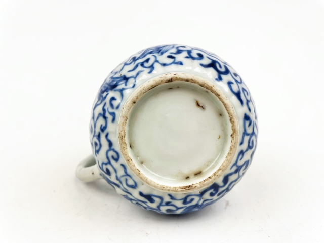 古玩陶瓷清康熙·青花山水人物執壺拍賣,當前價格332元