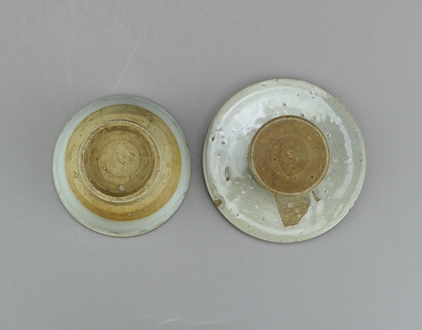 古玩陶瓷龍泉青瓷杯和托真品鑒賞圖