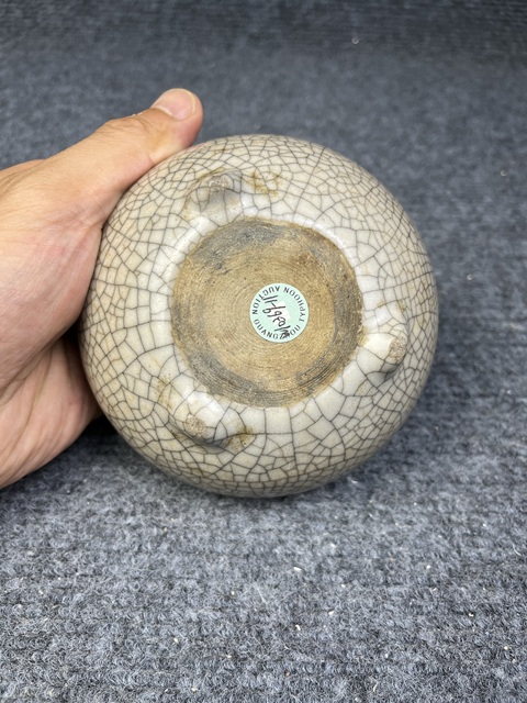 古玩陶瓷哥釉三足爐拍賣,當前價格3588元