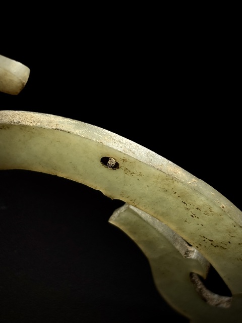 古玩玉器仿古玉龍型件真品鑒賞圖