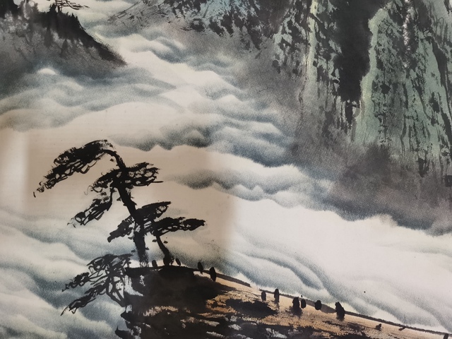 古玩字畫李可染大師弟子已故中央美院教授張憑山水拍賣,當前價格20000元