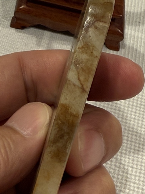 古玩玉器玉鏟真品鑒賞圖